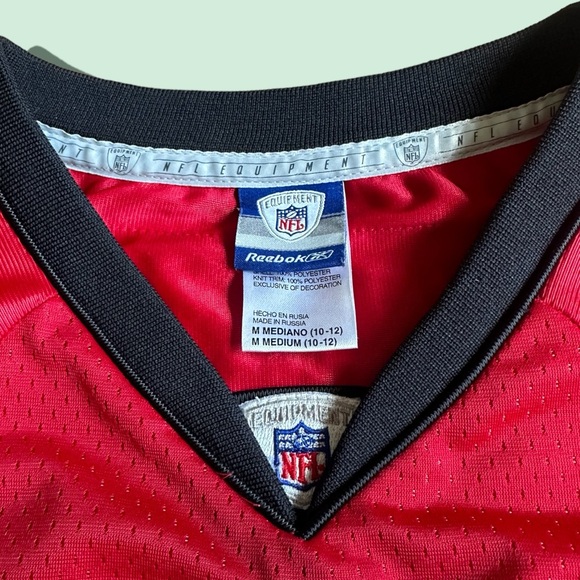 Youth NFL Officially Licensed Reebok Atlanta Falcons Jersey Michael Vick Sz Med - Picture 11 of 11